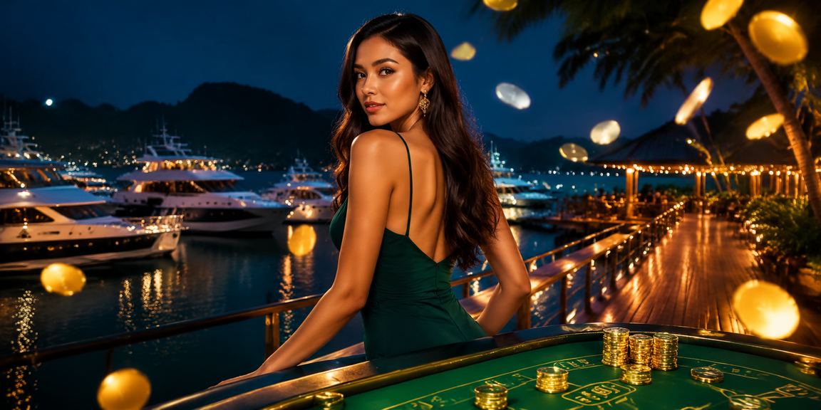 Pengalaman bermain Blackjack di meja kasino langsung bersama dealer sebenar di Langkawi Malaysia