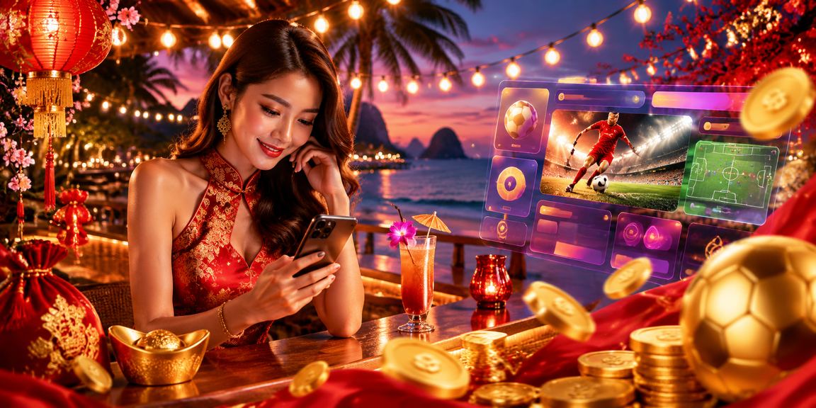 Pemain Malaysia membuat taruhan bola sepak secara dalam talian di Langkawi menggunakan telefon pintar